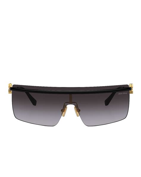 miu miu shield sunglasses|miu sunglasses for men.